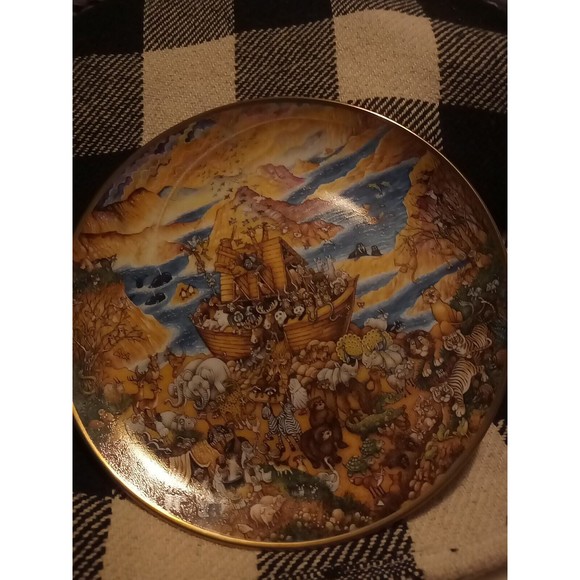 1991 Franklin Mint Heirloom Two by Two Collector Plate Bill Bell 8" m172 - Picture 2 of 6